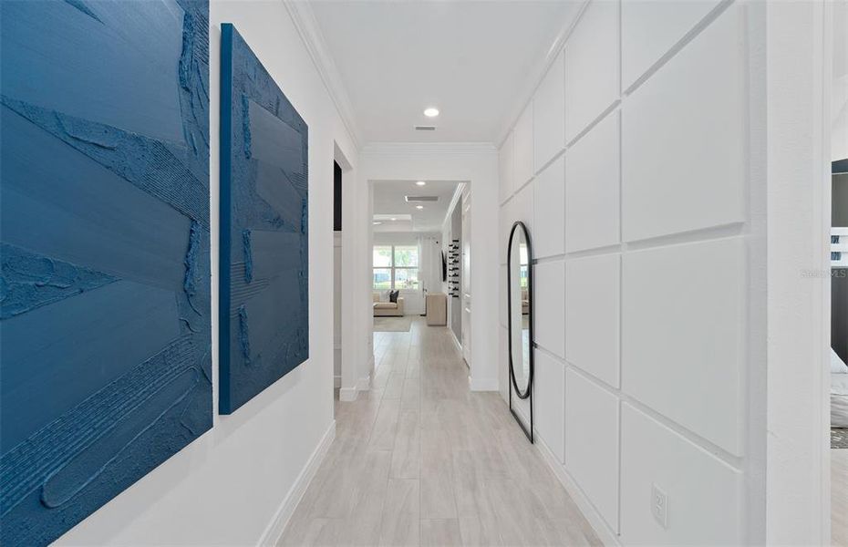 Furnished interior view inside a new home in Del Webb Lakehaven, Clermont (Image 4).
