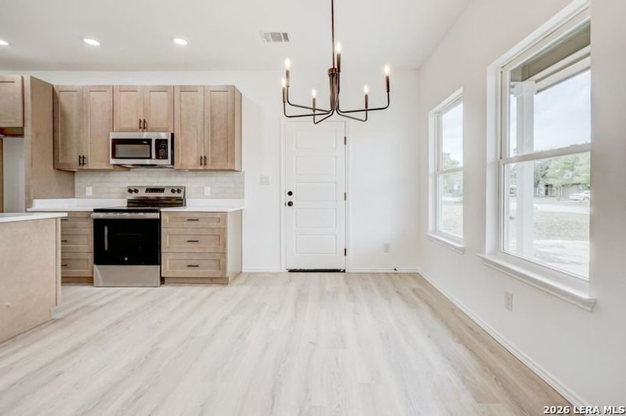 Furnished interior view inside a new home in , San Antonio (Image 8).