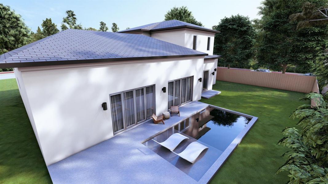 Furnished interior view inside a new home in , Boca Raton (Image 19). Furnished interior view inside a new home in , Boca Raton (Image 19).