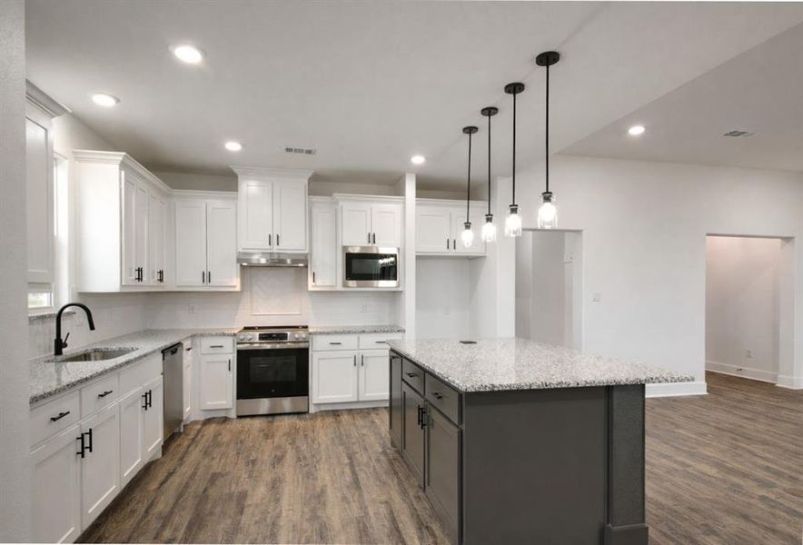 Furnished interior view inside a new home in , Sadler (Image 13).