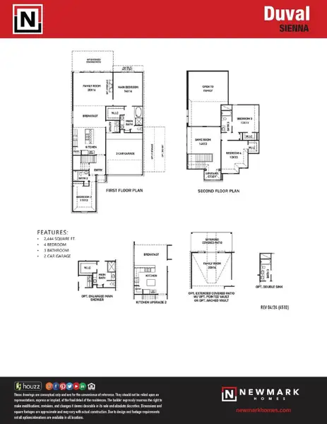 2D floor plan layout of this home in , Missouri City, TX (Image 5).