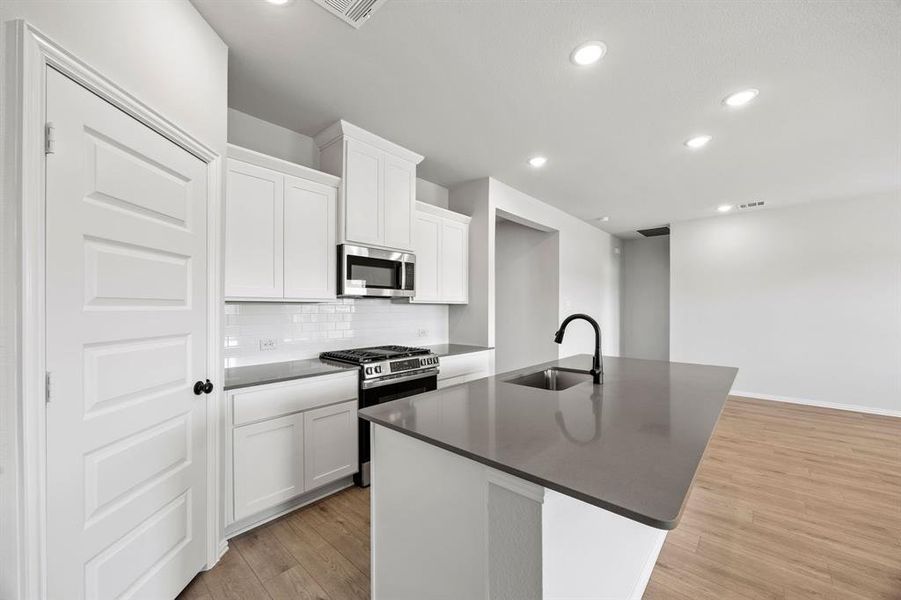Furnished interior view inside a new home in Kings Way, Denton (Image 11).