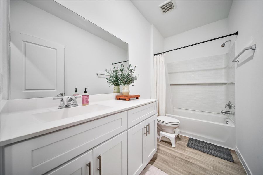 Furnished interior view inside a new home in , Cypress (Image 30).