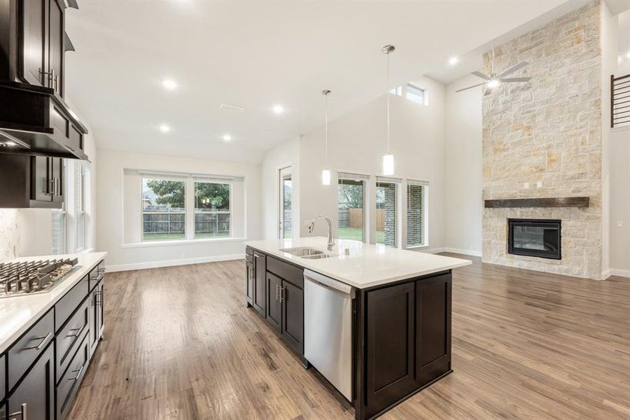 Furnished interior view inside a new home in Mockingbird Heights Classic 60, Midlothian (Image 11).