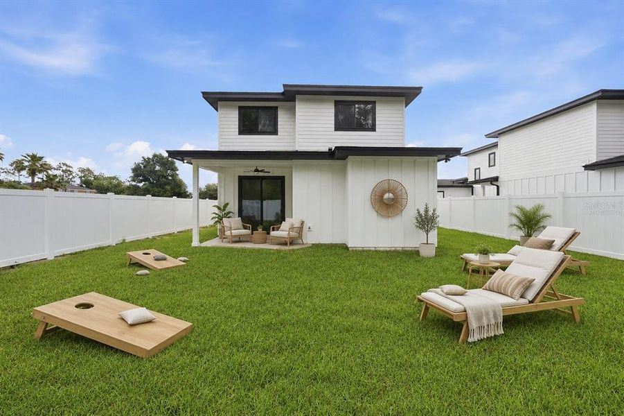 Exterior details and patio area of a home in , Eustis (Image 32).