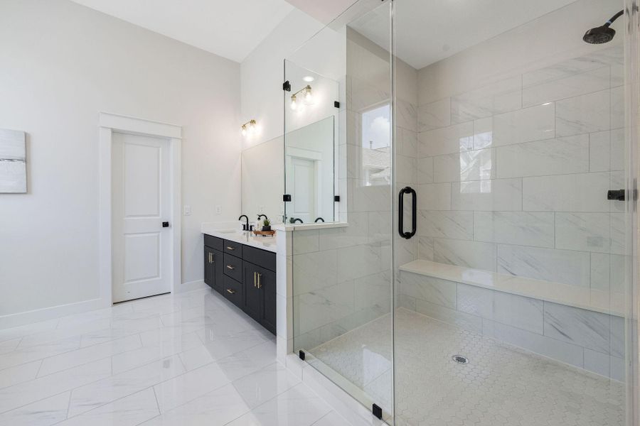 Furnished interior view inside a new home in Montridge, Houston (Image 10).