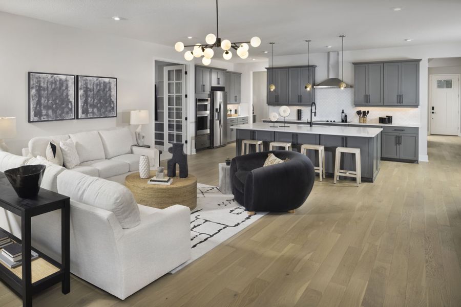 Representative furnished interior of a home built from the The Red Rock by Mattamy Homes in Windwater, Parrish (Image 8).