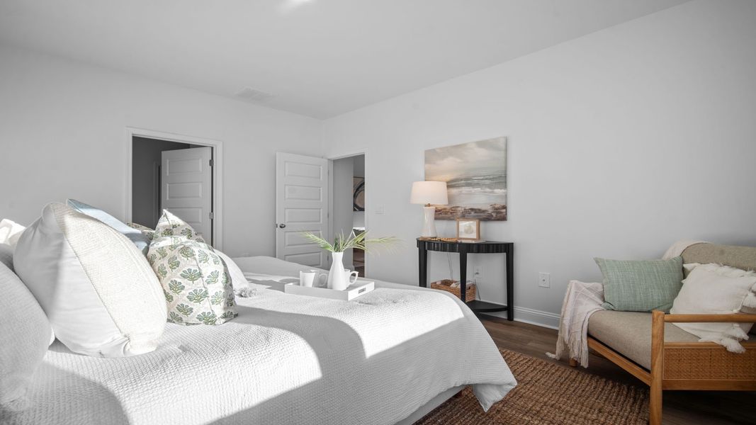 Furnished interior view inside a new home in The Lakes at North Glynn, Brunswick (Image 16).