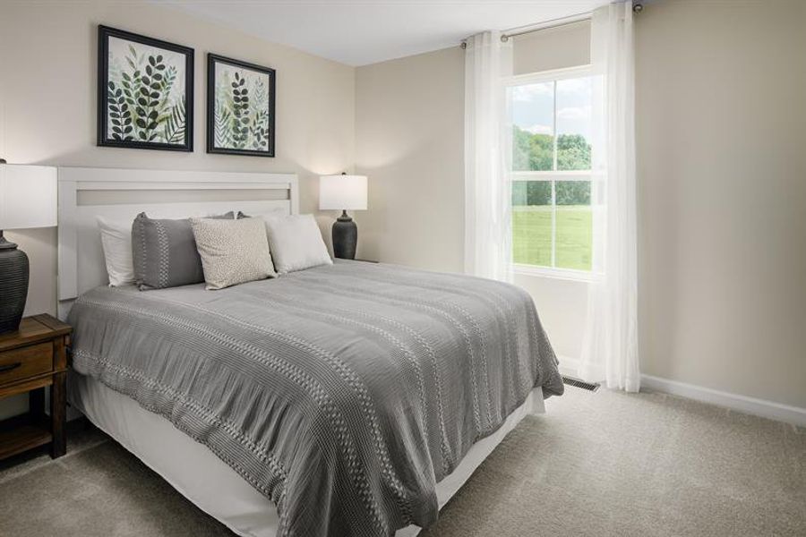 Furnished interior view inside a new home in Summertree, Stone Mountain (Image 9).