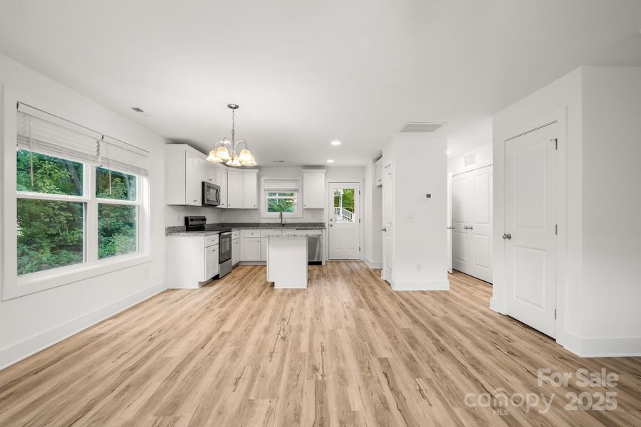 Furnished interior view inside a new home in , Albemarle (Image 11).