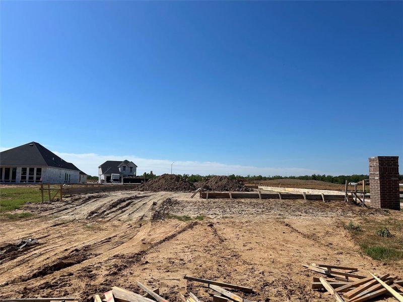 Site preparation for new homesites in Windrose Green, Angleton (Image 6).