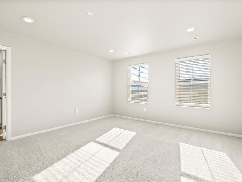 Spacious, unfurnished interior of a new home in Horizon Uptown: The Meadow Collection, Aurora (Image 11).