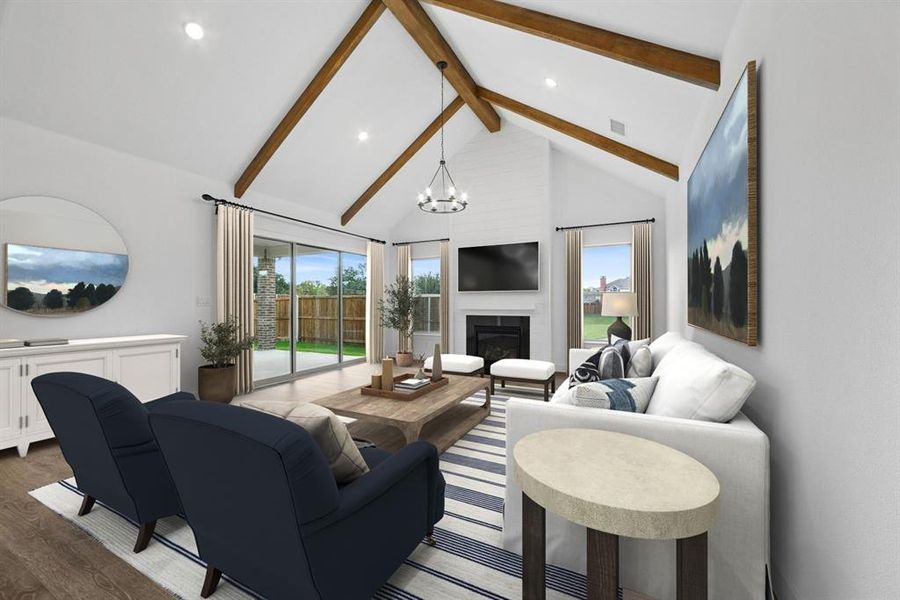 Furnished interior view inside a new home in Sterling Greene, Arlington (Image 15). Furnished interior view inside a new home in Sterling Greene, Arlington (Image 15).