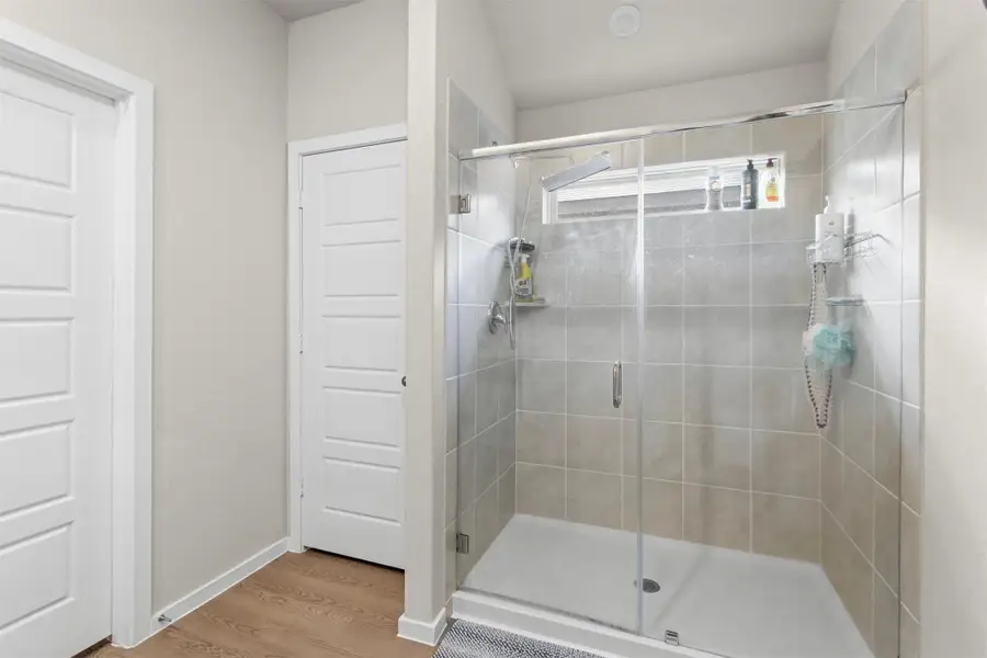 Master bathroom boasts large walk-in shower Master bathroom boasts large walk-in shower