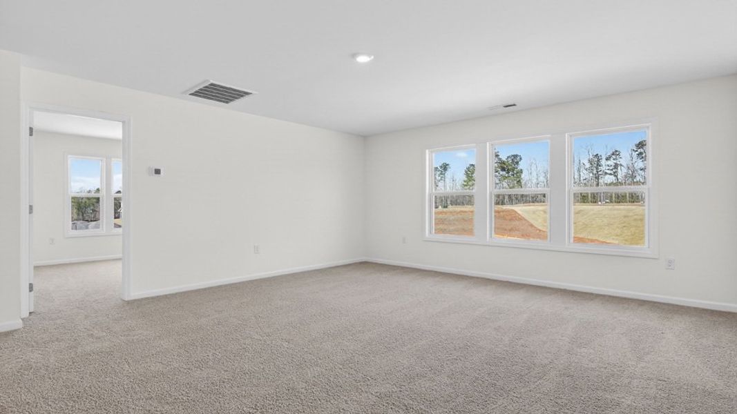 Spacious, unfurnished interior of a new home in The Grove at Winston Pointe, Clayton (Image 13). Spacious, unfurnished interior of a new home in The Grove at Winston Pointe, Clayton (Image 13).