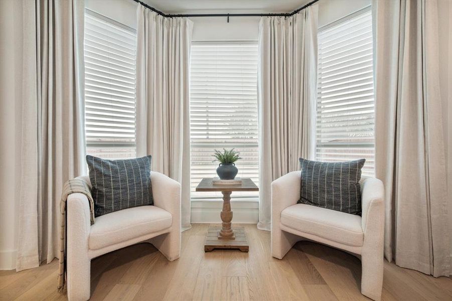 Furnished interior view inside a new home in BridgeWater, Midlothian (Image 24).