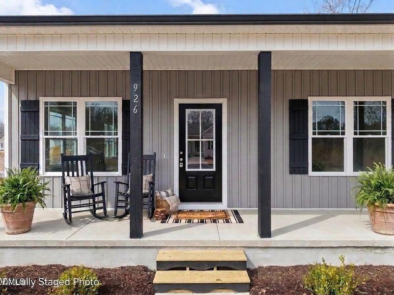 Porch Virtually Staged