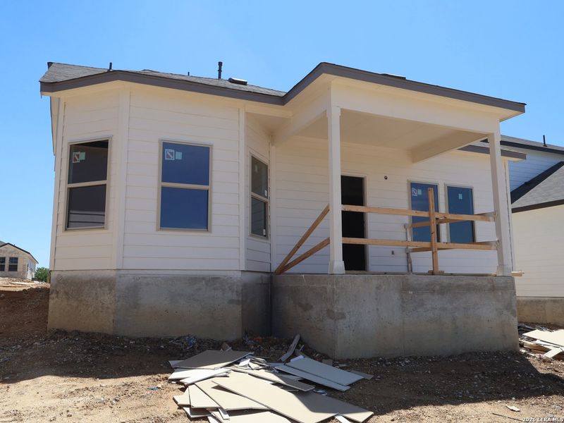 In-progress construction of a new home in Mesquite Ridge, San Antonio, TX (Image 32).