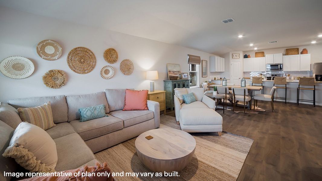 Furnished interior view inside a new home in Steele Creek, Cibolo (Image 11).