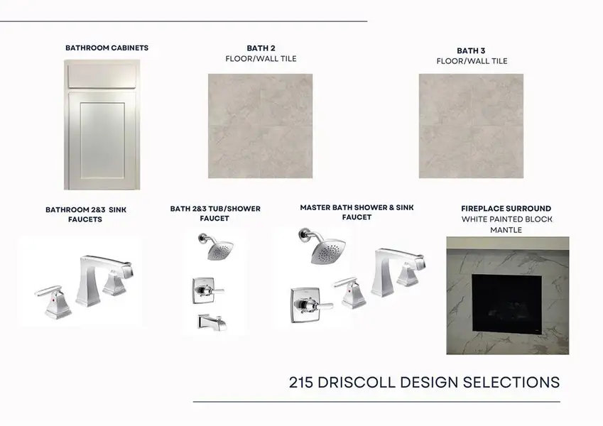 Sample of building materials used in homes in Custer Ridge Estates, Allen (Image 3).