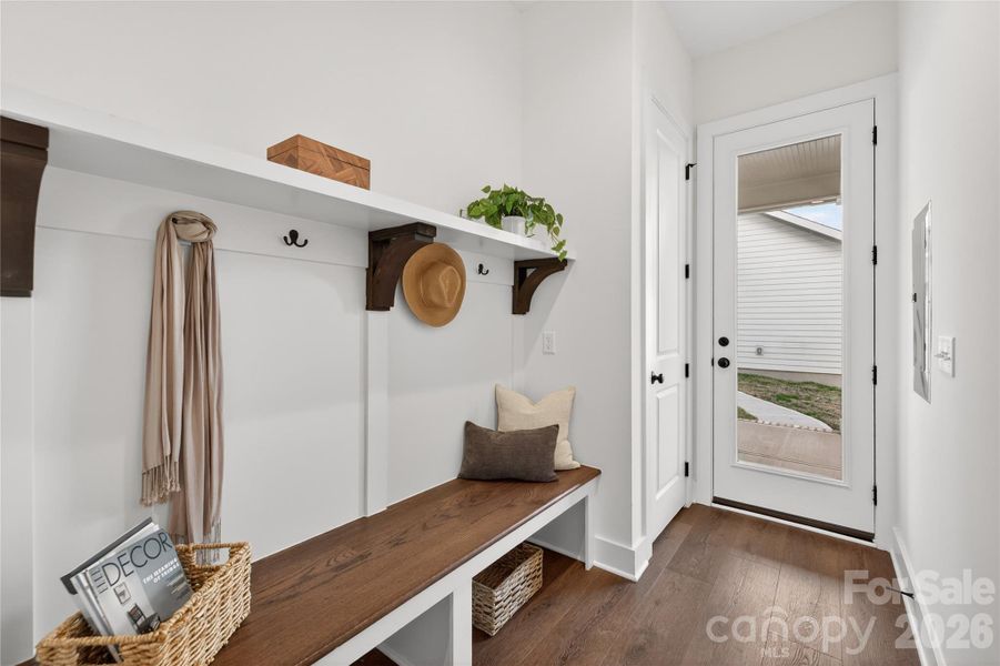 Custom Drop Zone with Seat and Shelf