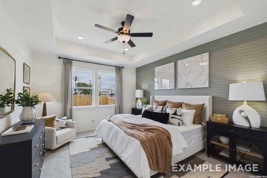 Furnished interior view inside a new home in Morgan Meadows, San Antonio (Image 31).