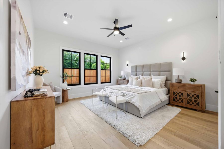 Furnished interior view inside a new home in , Houston (Image 29).