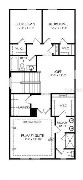 2D floor plan layout of this home in , Winter Garden, FL (Image 4). 2D floor plan layout of this home in , Winter Garden, FL (Image 4).