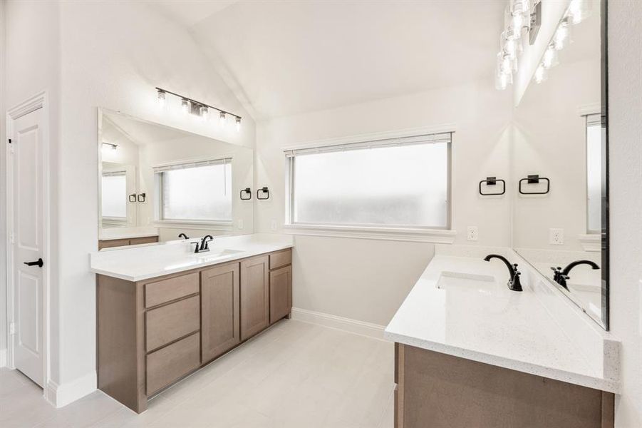 Furnished interior view inside a new home in Ridge Ranch Classic 60, Mesquite (Image 13).