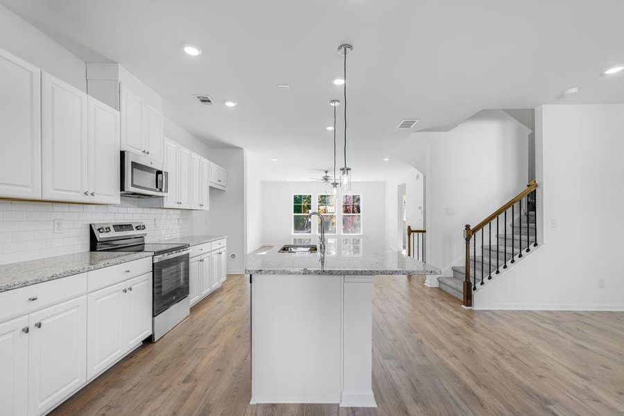 Furnished interior view inside a new home in Chandler Run, Tucker (Image 12). Furnished interior view inside a new home in Chandler Run, Tucker (Image 12).