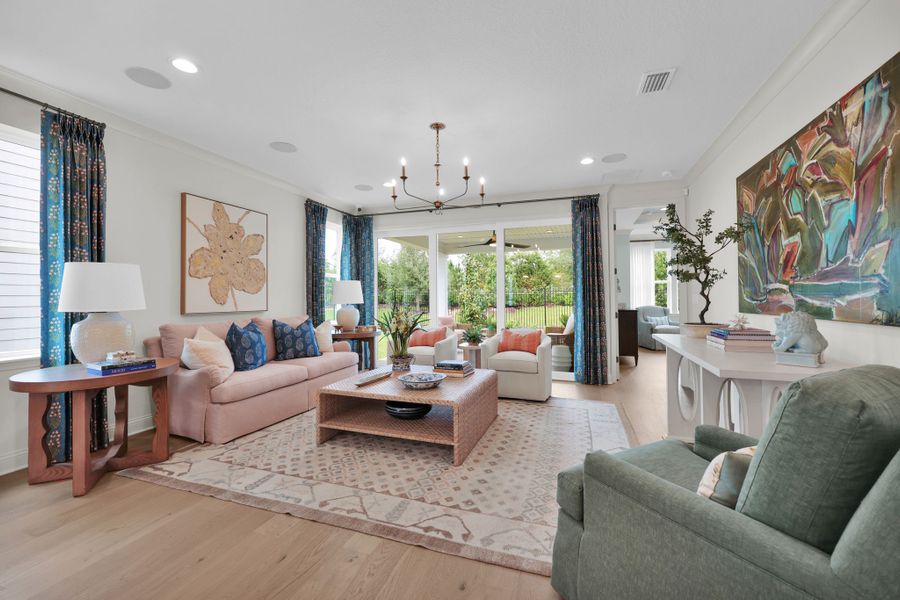 Representative furnished interior of a home built from the Atlas by Riverside Homes in Seabrook Village at Nocatee, Ponte Vedra (Image 17).