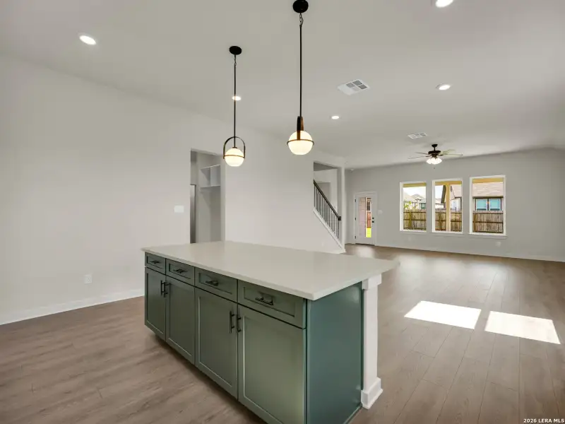 Furnished interior view inside a new home in Morgan Meadows, San Antonio (Image 4).