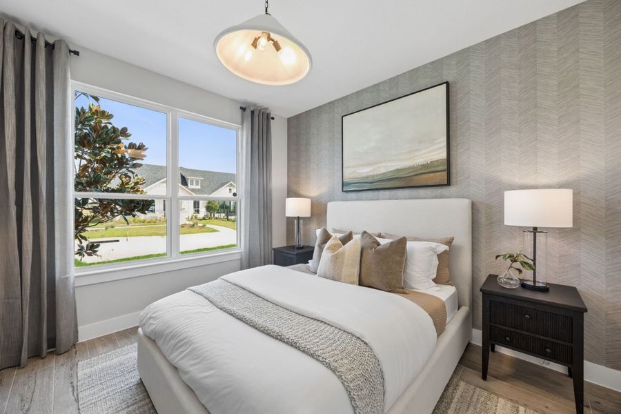 Representative furnished interior of a home built from the Prestige by Del Webb in Del Webb Bridgeland, Cypress (Image 9).