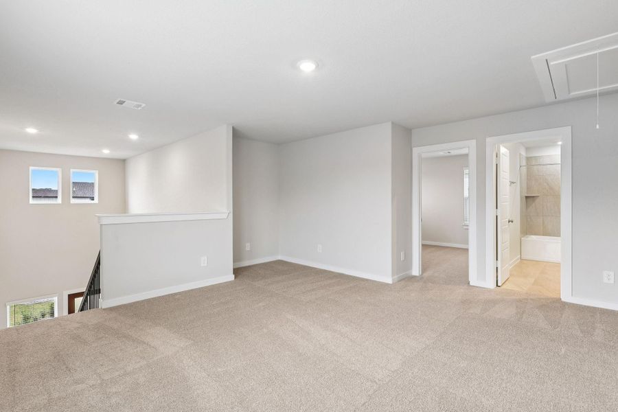 Photo is not of the actual home, but is an inspirational photo of builder’s model home and may depict options, furnishings, and/or decorator features that are not included