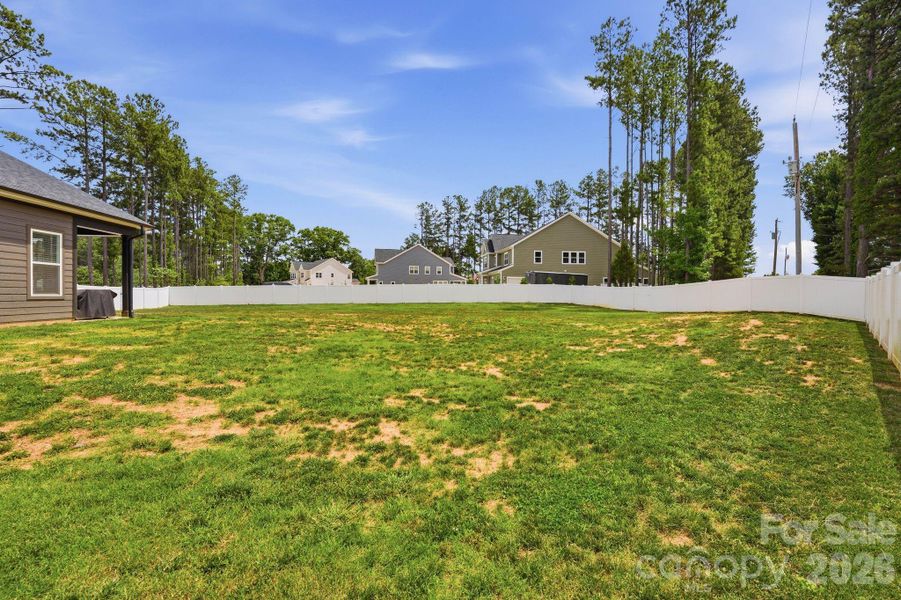 Exterior details and patio area of a home in , Mooresville (Image 4).