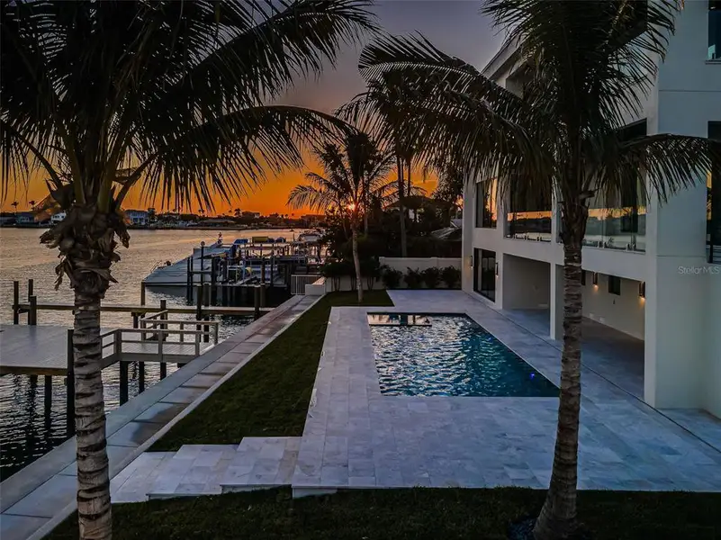 Exterior details and patio area of a home in , Belleair Beach (Image 31).