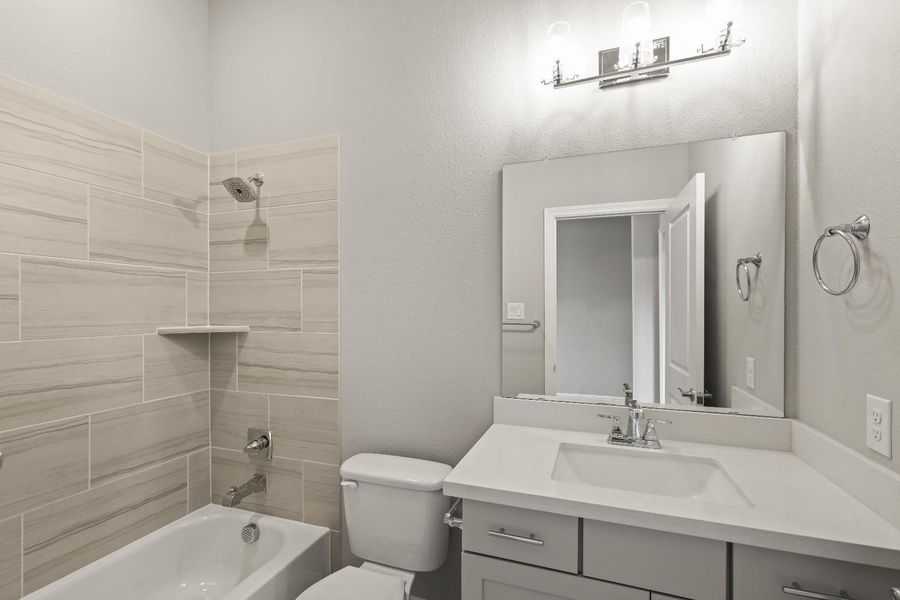 Furnished interior view inside a new home in , Porter (Image 5). Furnished interior view inside a new home in , Porter (Image 5).