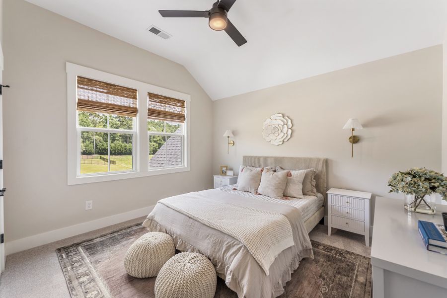 Representative furnished interior of a home built from the Savannah by Hunter Quinn Homes in Double Springs, Taylors (Image 40).