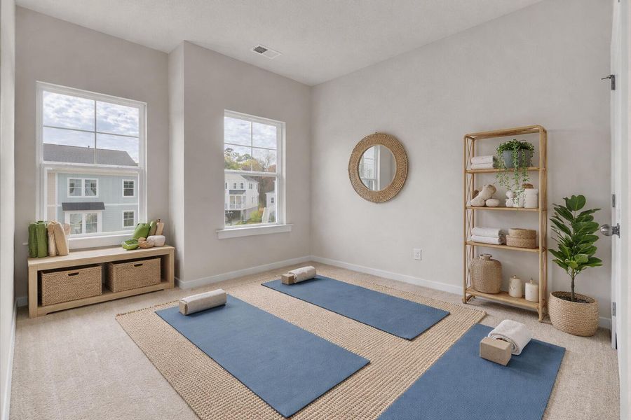 Furnished interior view inside a new home in , Johns Island (Image 11).