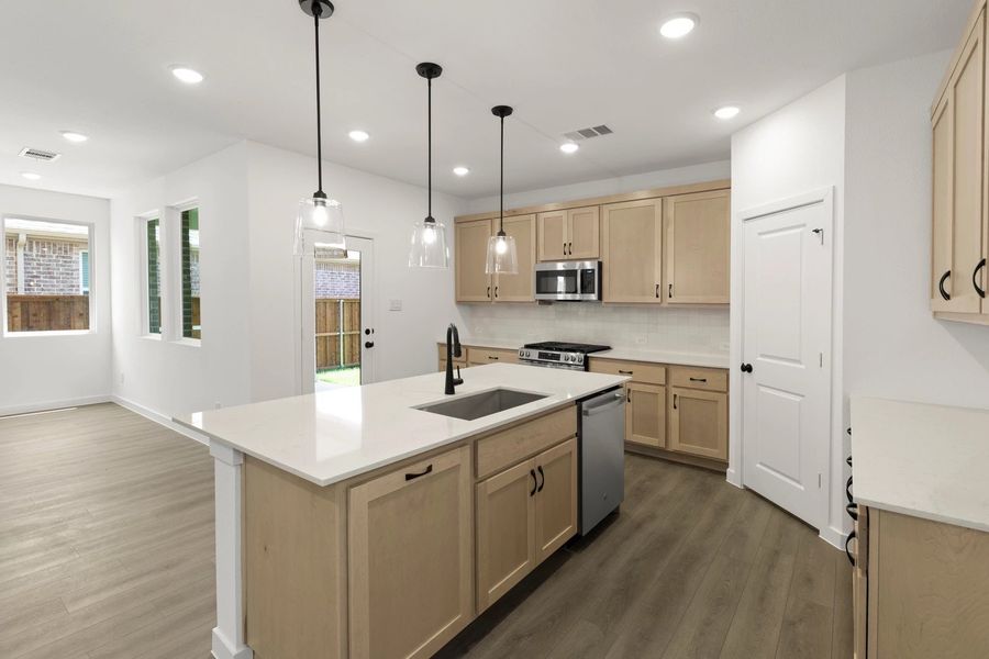 Kitchen featuring the Artisan Collection