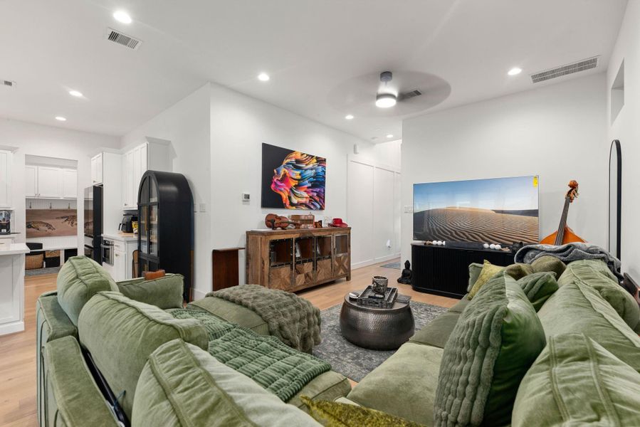 Furnished interior view inside a new home in Timbergrove Trails, Houston (Image 6).