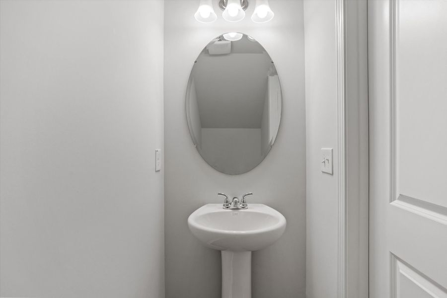 Furnished interior view inside a new home in Cambridge Reserve, Angier (Image 11).