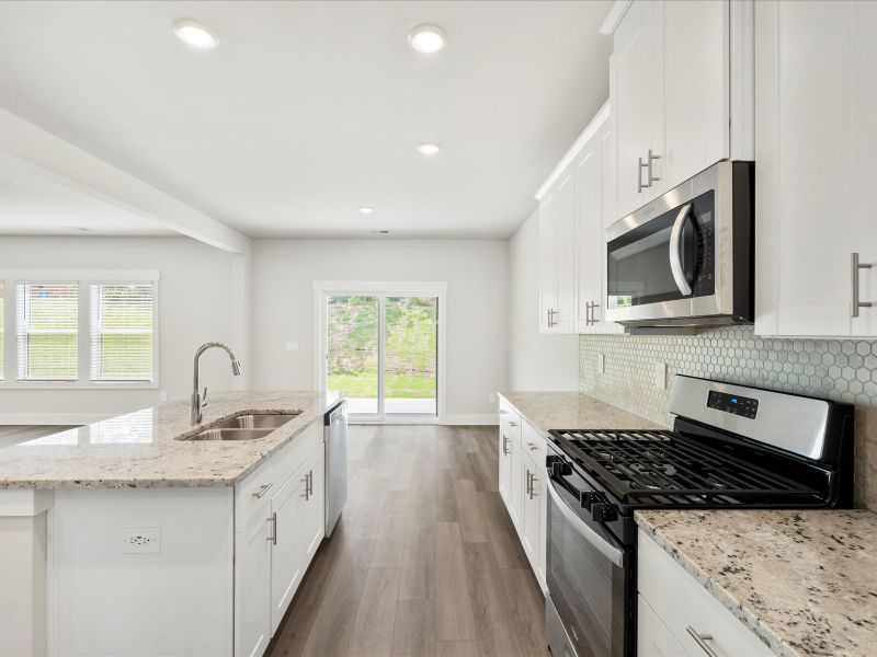 Furnished interior view inside a new home in Cedar Shoals - Signature Collection, Piedmont (Image 4).