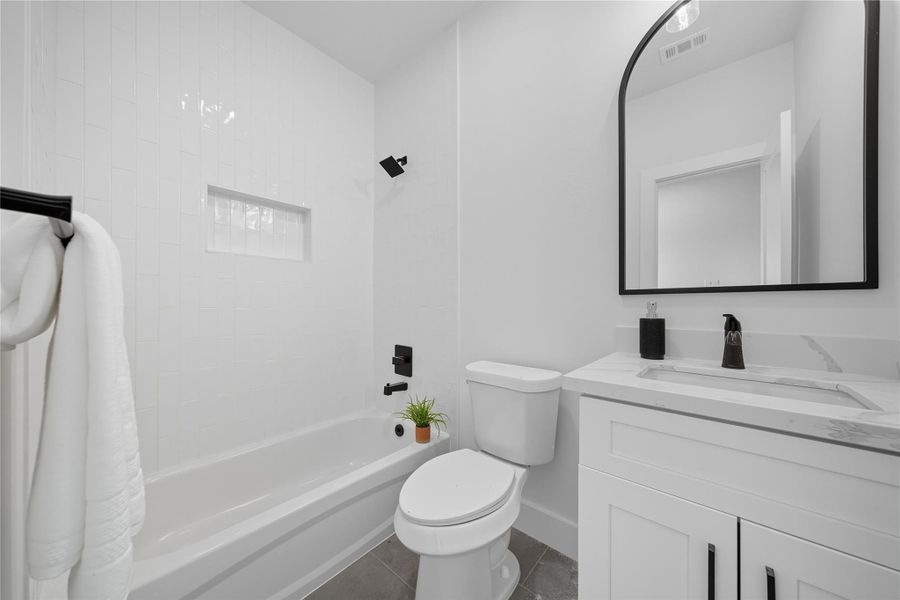 Furnished interior view inside a new home in , Houston (Image 10).