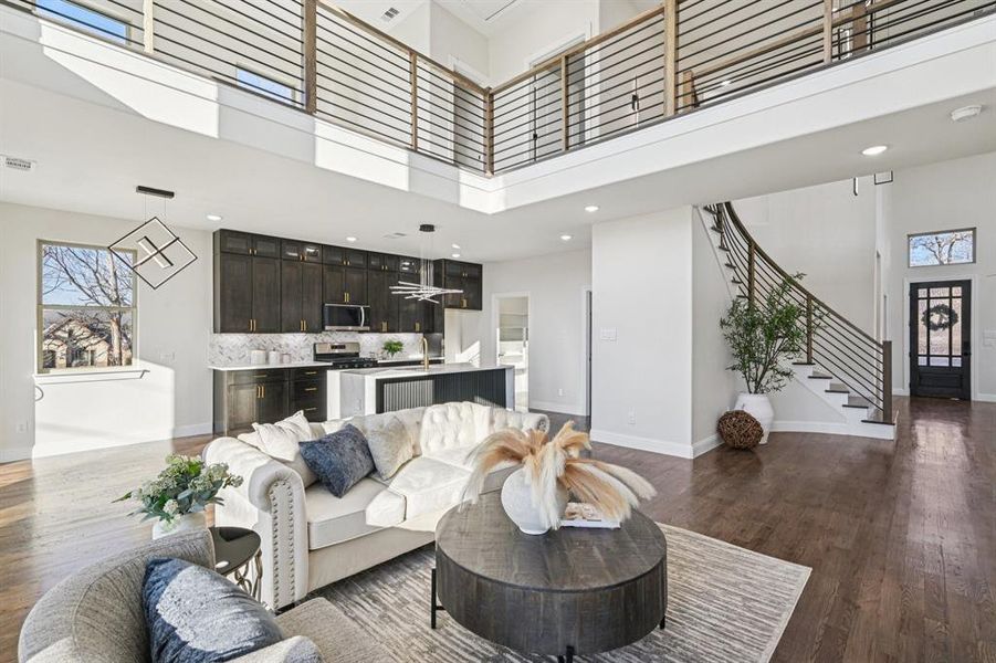 Furnished interior view inside a new home in , Keller (Image 11). Furnished interior view inside a new home in , Keller (Image 11).