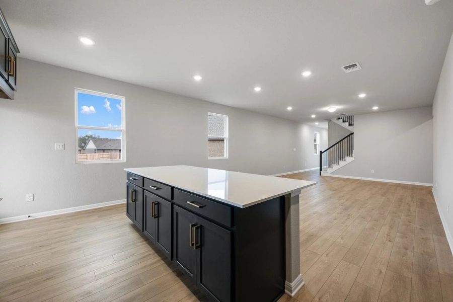 Furnished interior view inside a new home in Berry Creek Highlands, Georgetown (Image 12).