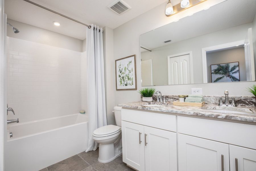 Furnished interior view inside a new home in Mirada, San Antonio (Image 6).