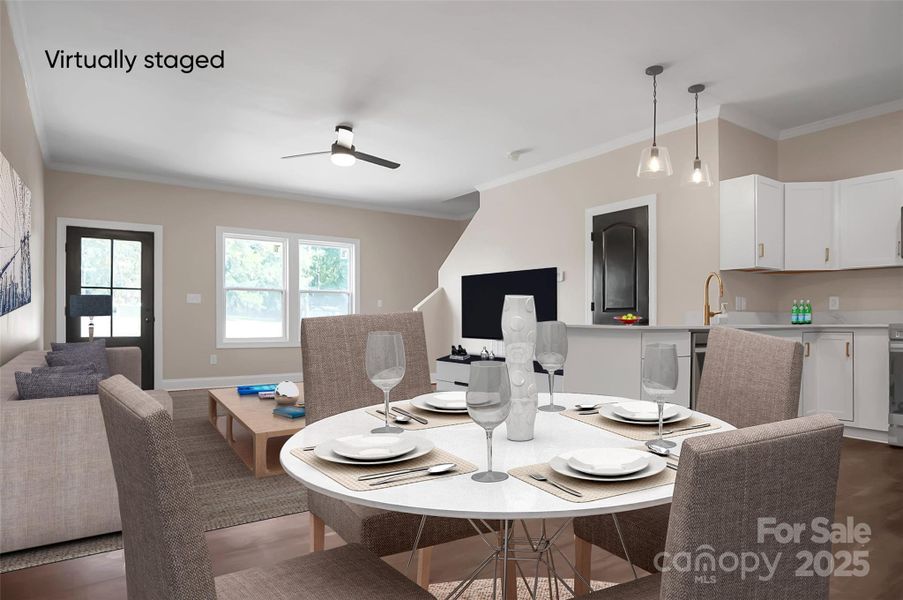 Furnished interior view inside a new home in , Shelby (Image 11).