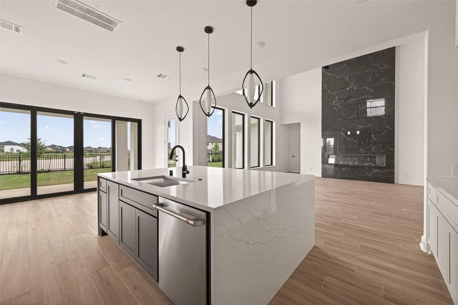 Furnished interior view inside a new home in , Brookshire (Image 12).