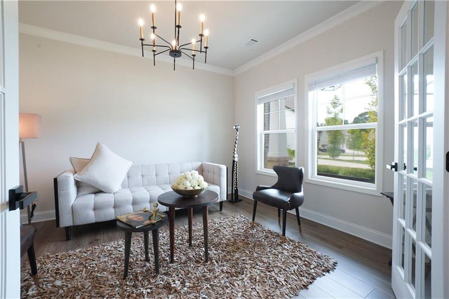 Furnished interior view inside a new home in , Lawrenceville (Image 12).